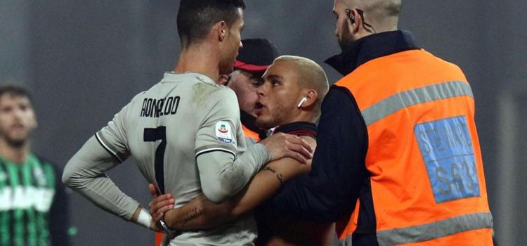 Severo castigo para el hincha que abrazó a Cristiano Ronaldo