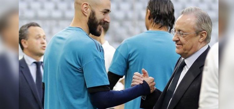 Florentino Pérez: "Real Madrid no necesita un 9, Benzema es el mejor del mundo"