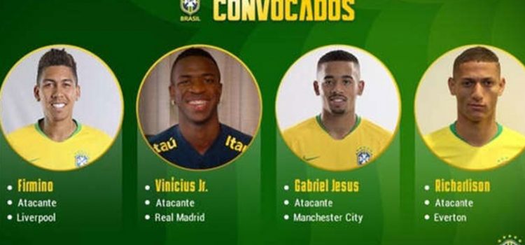 La primera vez que Vinicius Junior, de 18 años, es llamado para la selección absoluta de Brasil