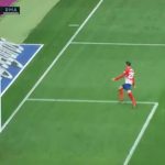 Álvaro Morata celebró gol contra el Real Madrid, pero lo anuló el VAR