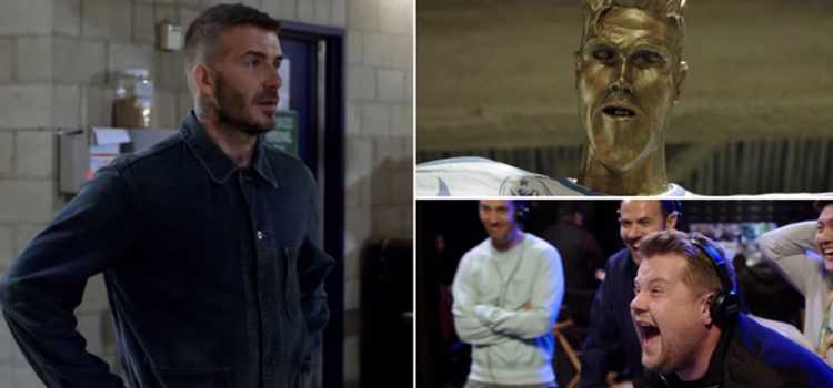 La pesada broma que le hicieron a David Beckham (VÍDEO)