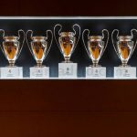 Real Madrid exhibe todas sus Copas de Europa después de ser eliminado