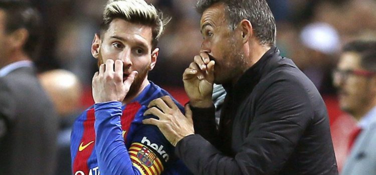 Luis Enrique admite que tuvo peleas con Messi
