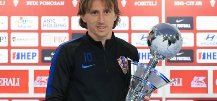Luka Modric premiado como mejor deportista de 2018 por la prensa