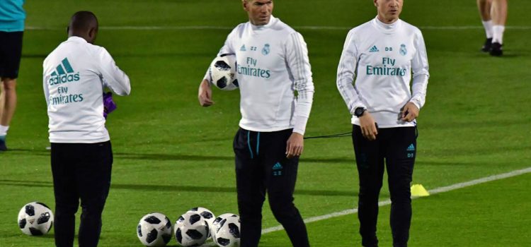 Zidane y su cuerpo técnico ya trabajan en la ciudad deportiva
