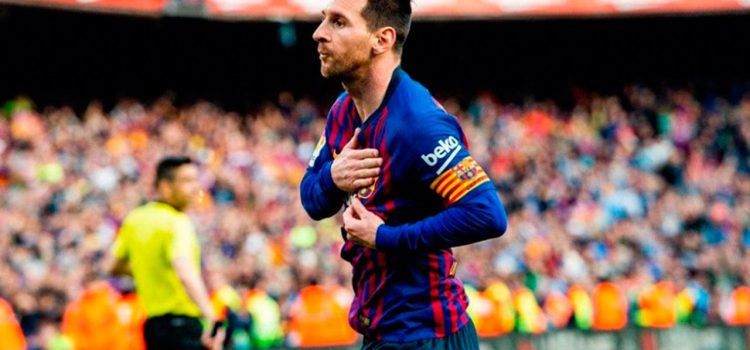 Con doblete de Messi Barcelona vence al Espanyol y acerca la Liga al Camp Nou