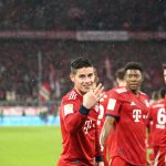 James marca un triplete en la goleada del Bayern Múnich