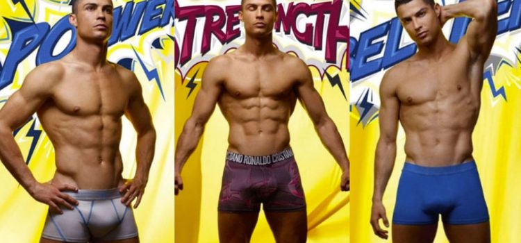 Cristiano Ronaldo causa furor con su nueva ropa interior