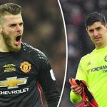 Real Madrid y Manchester United planean trueque Courtois-De Gea
