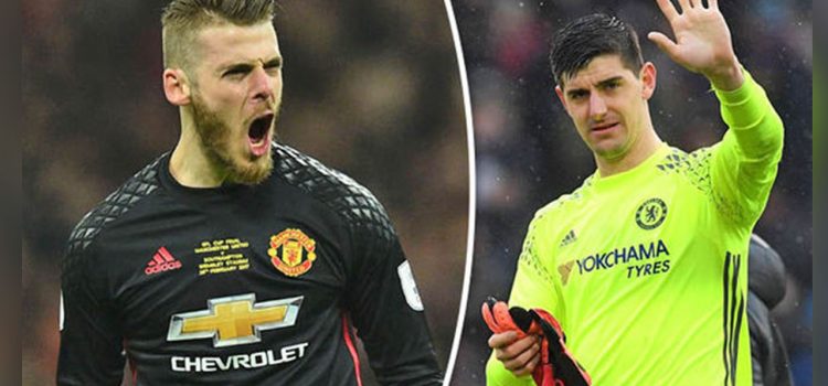 Real Madrid y Manchester United planean trueque Courtois-De Gea