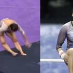 Gimnasta se rompe las dos piernas durante un ejercicio (VÍDEO)