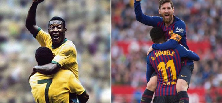 50 goles separan a Messi de superar récord histórico de Pelé