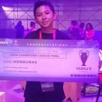 Carlos Nájera, ganador de la final de la UEFA Champions League, en Madrid, España