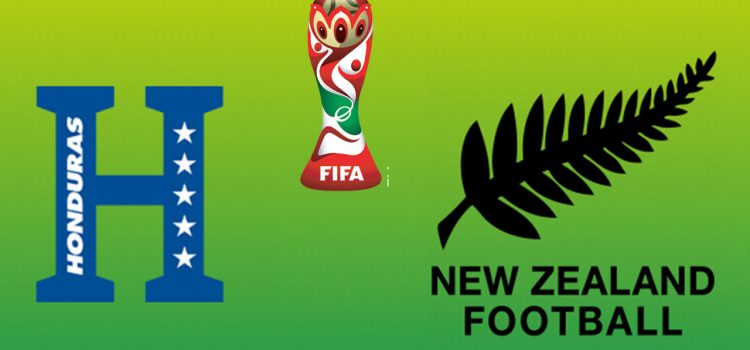 Medio tiempo: Honduras (0) Nueva Zelanda (3)