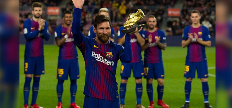 Messi gana su sexta Bota de Oro, tercera consecutiva