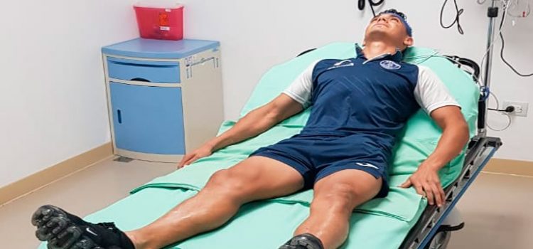 Moreira en observación por herida en la cabeza