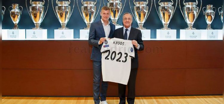 ¡Se queda! Toni Kroos renueva con Real Madrid hasta 2023