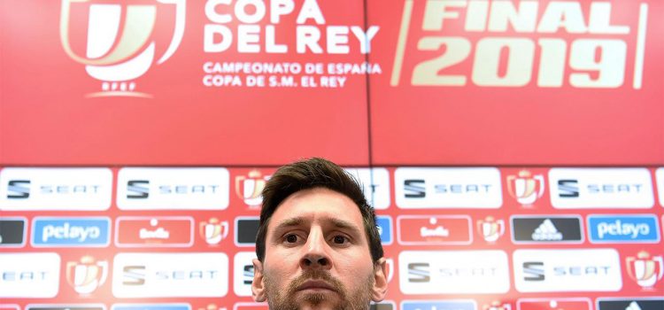 Messi, dolido previo a la final de Copa: "Tenemos que pedir perdón por la Champions"