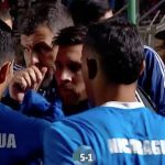 Los jugadores de Nicaragua hicieron fila para tomarse fotos con Messi