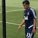 Michaell Chirinos realiza su primer entrenamiento con el Vancouver Whitecaps
