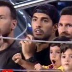 Así celebró Mateo Messi un gol de Betis en el Camp Nou (VÍDEO)