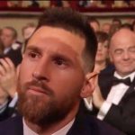 La reacción de Messi al no ganar el Premio Puskas