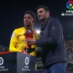 Anthony «Choco» Lozano recibe premio de la Liga de España