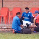 Portero Harold Fonseca abandona el entrenamiento de Olimpia