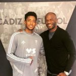 David Suazo visita a Anthony Lozano en Cádiz