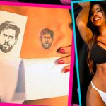 Miss BumBum Suzy Cortez se tatúa la cara de Messi (VÍDEO)