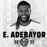 OFICIAL: Olimpia confirma el fichaje de Emmanuel Adebayor