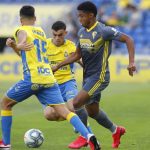 Anthony Lozano el jugador más rápido del Cádiz ante Las Palmas