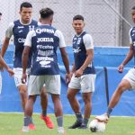 Bryan Moya entrena con la Selección Sub-23 de Honduras