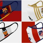 Mascarillas personalizadas de equipos de la NBA y fútbol