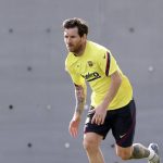 Messi, con una «pequeña contractura», sigue sin entrenarse con el grupo