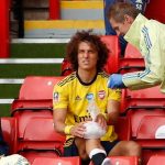 David Luiz se retira lesionado del partido ante Sheffield United
