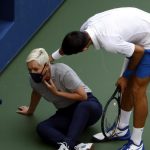 Djokovic es descalificado del Abierto de Estados Unidos por darle un pelotazo a jueza