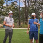 Fabián Coito visita el hotel de selecciones en Siguatepeque