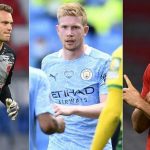 De Bruyne, Lewandoski y Neuer, candidatos a mejor jugador del año