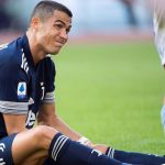 Cristiano Ronaldo se retira del Lazio-Juventus con molestias en un tobillo
