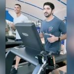 Cristiano Ronaldo hace ejercicios en Dubai con el Príncipe Fazza