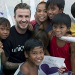 David Beckham, la cara de la campaña de vacunación de la ONU