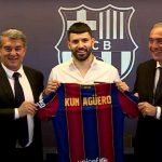 Las imágenes de la presentación del «Kun» Agüero en Barcelona