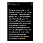 Luis Advíncula anunció su retiro de la selección peruana: «No me alcanzará la vida para pedir disculpas»