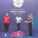 ¡Orgullo hondureño! La gimnasta Wendy Sosa conquista primera medalla de oro en Olimpiadas Especiales de Berlín