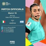 Árbitras hondureñas dirigirán partido Italia-Argentina en Mundial Femenino