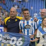 Lionel Scaloni recibe la insignia de oro y brillantes del Deportivo de La Coruña