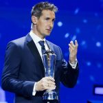 Miroslav Klose recibe el premio Presidente de la UEFA