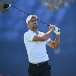 Novak Djokovic celebró al estilo Cristiano Ronaldo jugando golf (VIDEO)