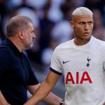 Postecoglou, entrenador del Tottenham, ofrece «apoyo» emocional al brasileño Richarlison